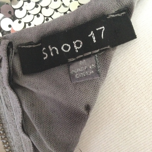 Silver Sparkly Dress size M - Picture 4 of 7